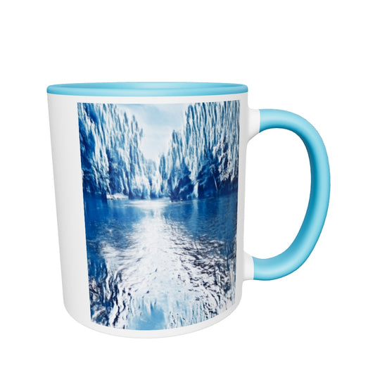 Glacier River Mug with Color Inside