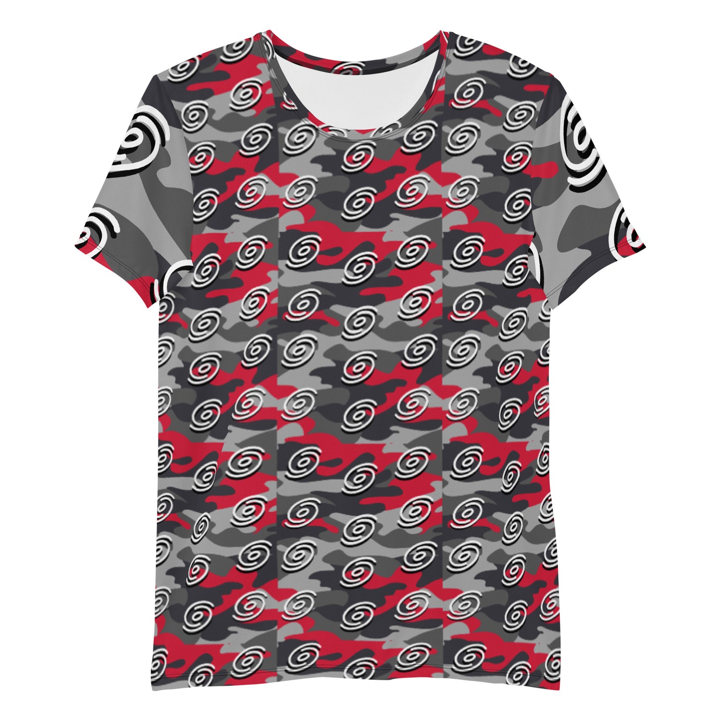Hurricane Camo All-Over Print Men's Athletic T-shirt