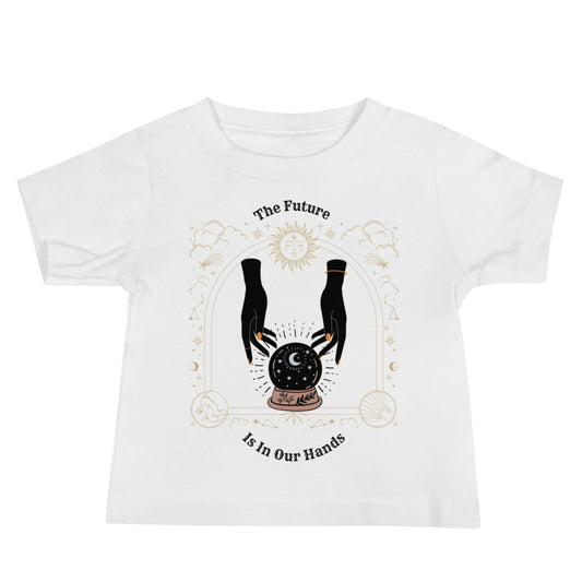 The Future Is In Our Hands Baby Jersey Short Sleeve Tee - A. Mandaline Art