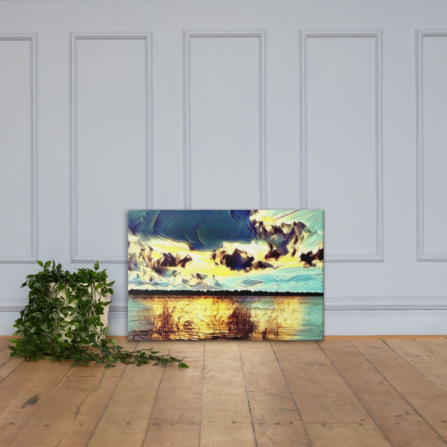 Sound Sun Storm Gallery Wrapped Canvas Print