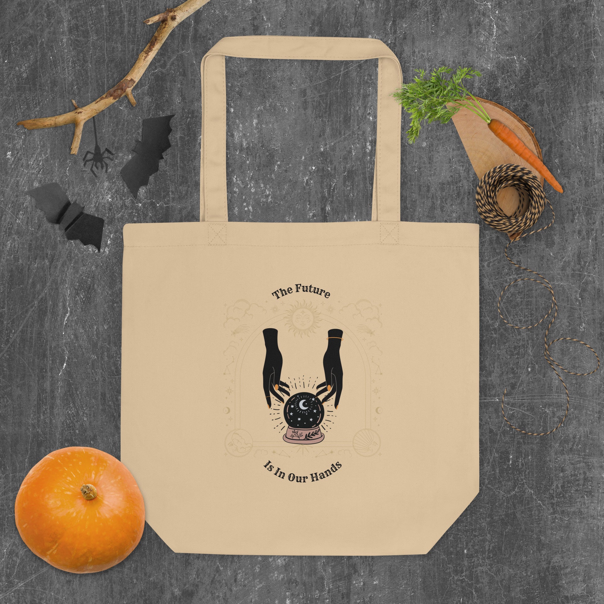 The Future Is In Our Hands Eco Tote Bag - A. Mandaline Art