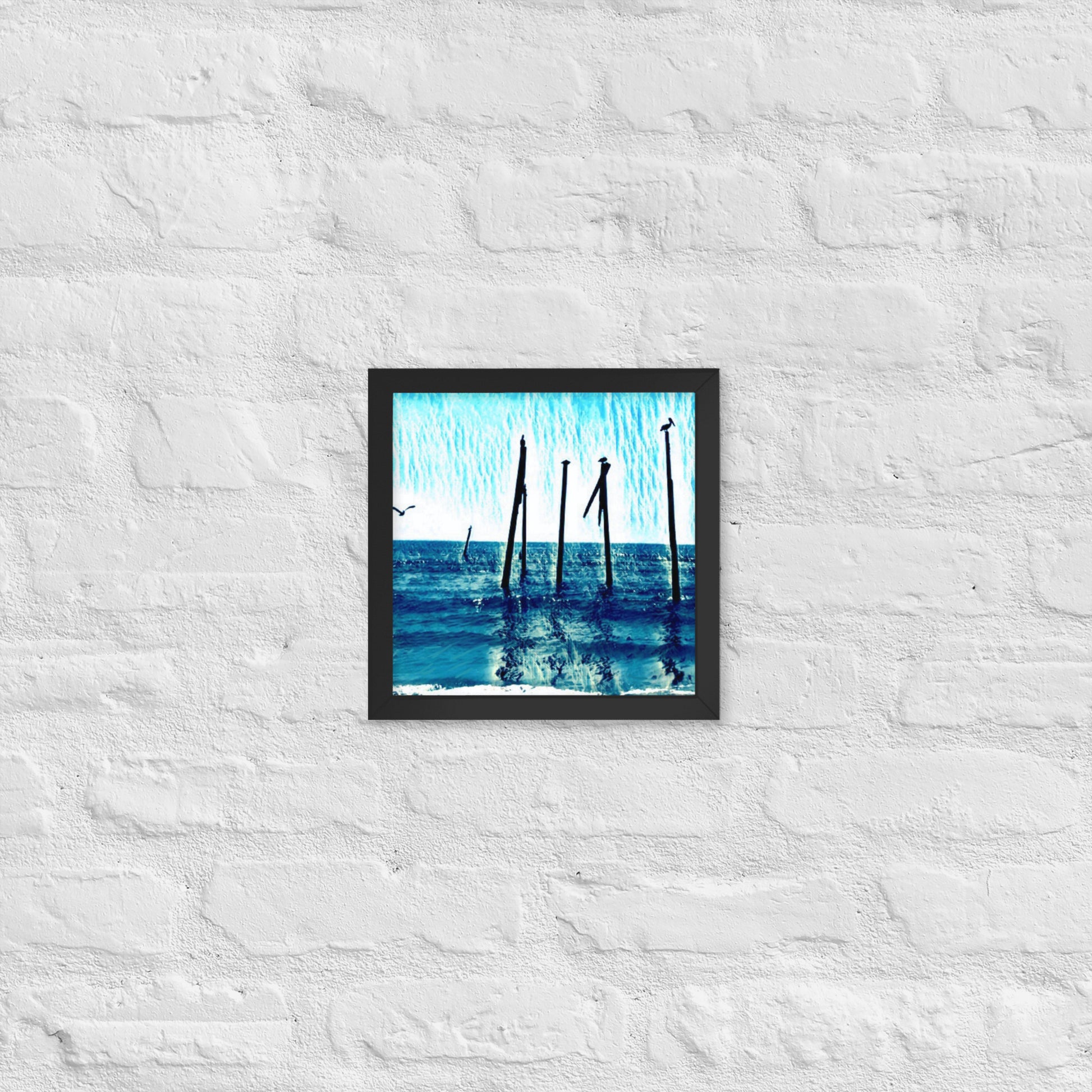 Birds of Topsail Framed poster - A. Mandaline Art