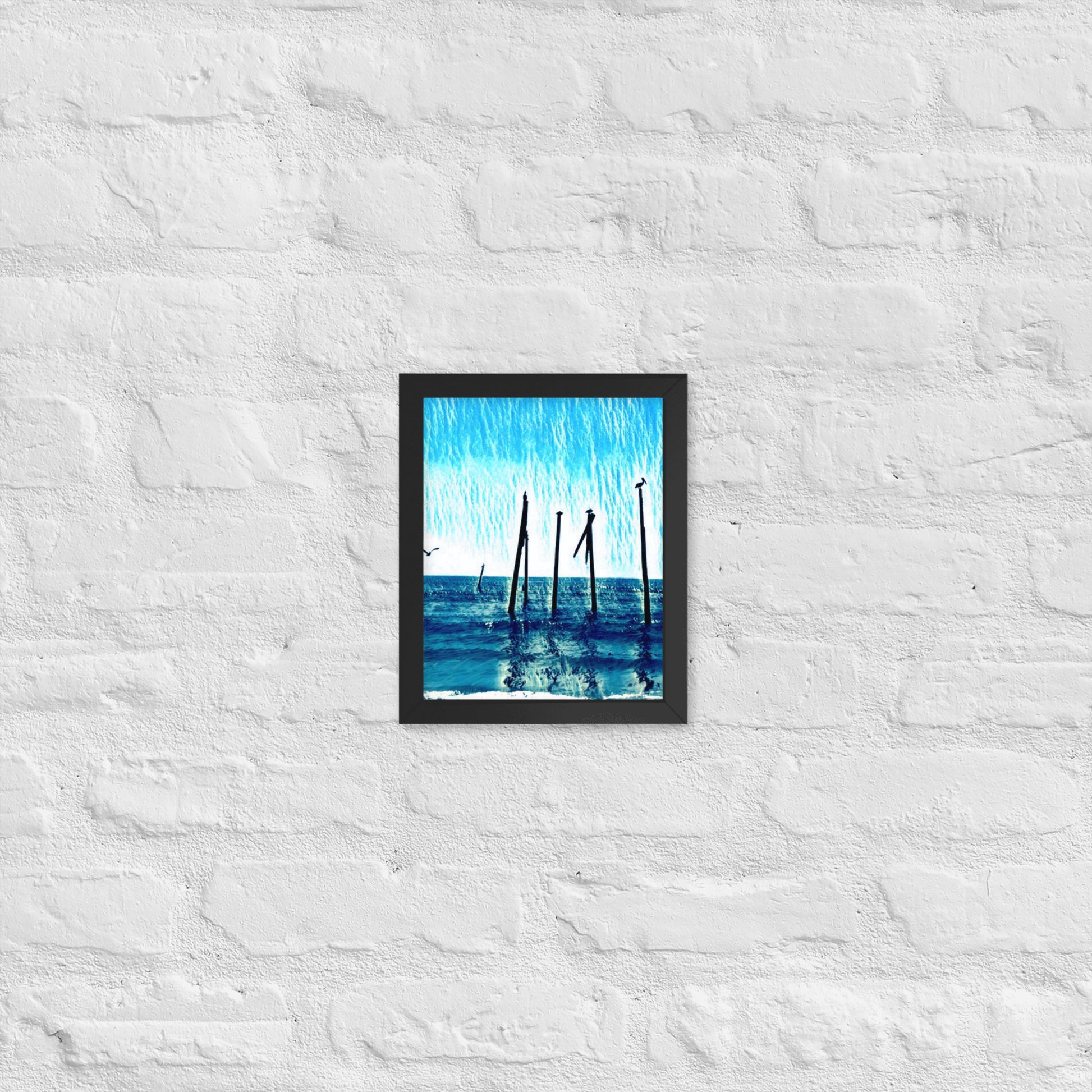 Birds of Topsail Framed poster - A. Mandaline Art
