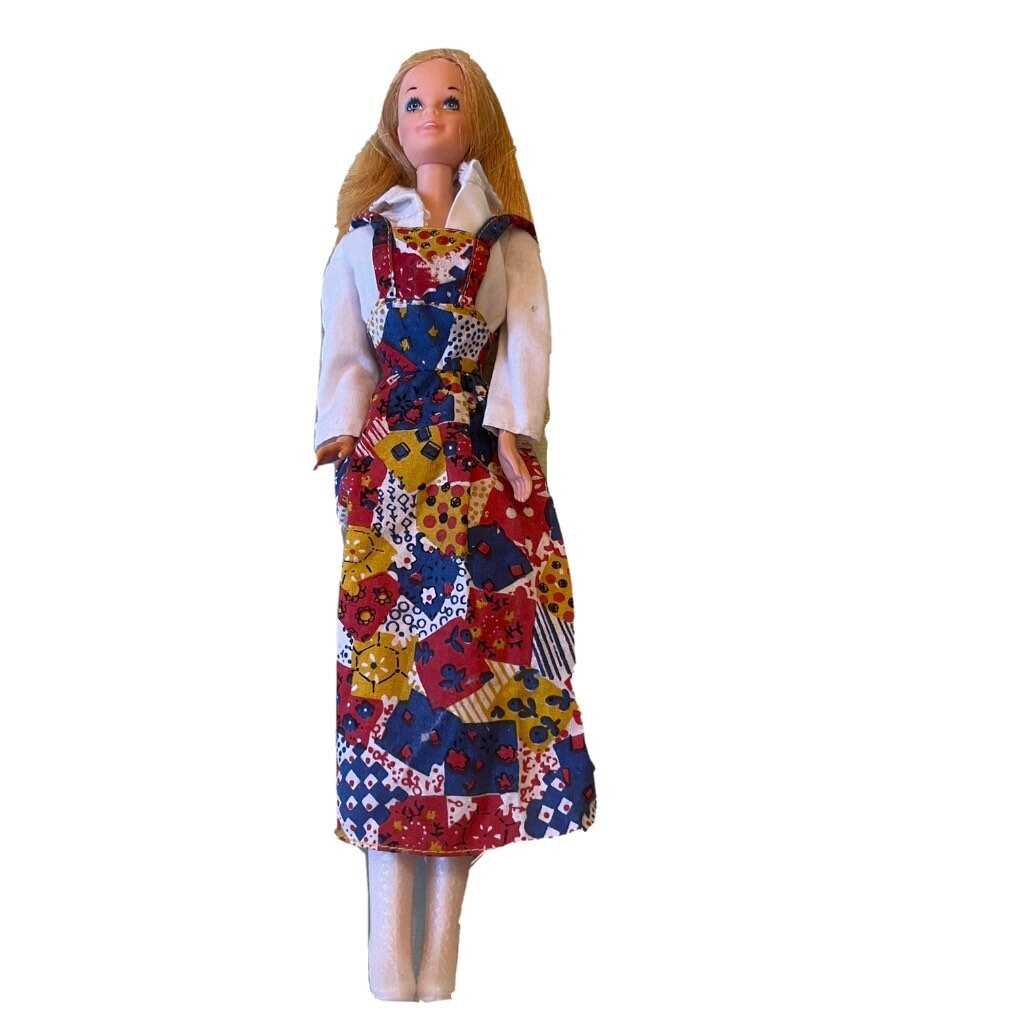 Vintage Mattel, #9805, Super Fashion Fireworks, Barbie, 1976, Case, Clothes, RARE, Stacey Face - A. Mandaline Art
