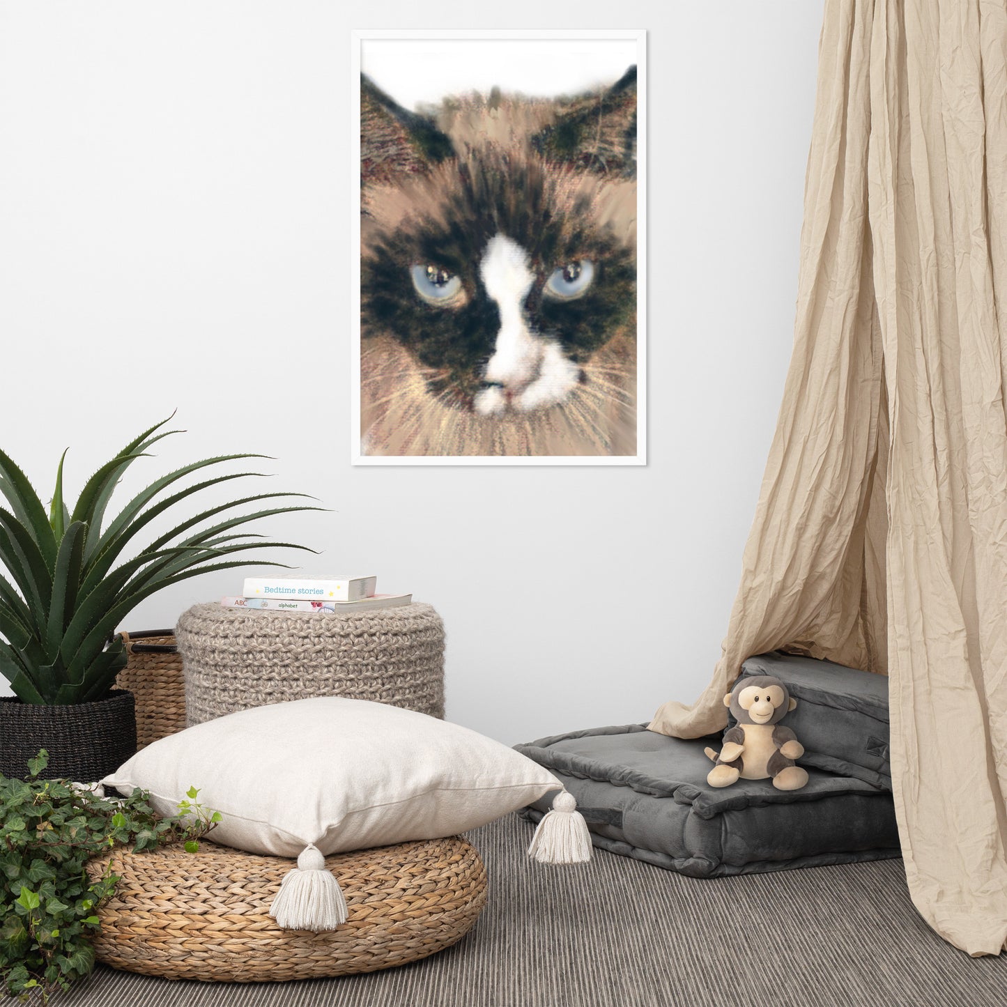 Siamese If You Please Framed photo paper poster - A. Mandaline Art