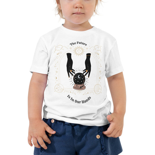 The Future Is In Our Hands Toddler Short Sleeve Tee - A. Mandaline Art