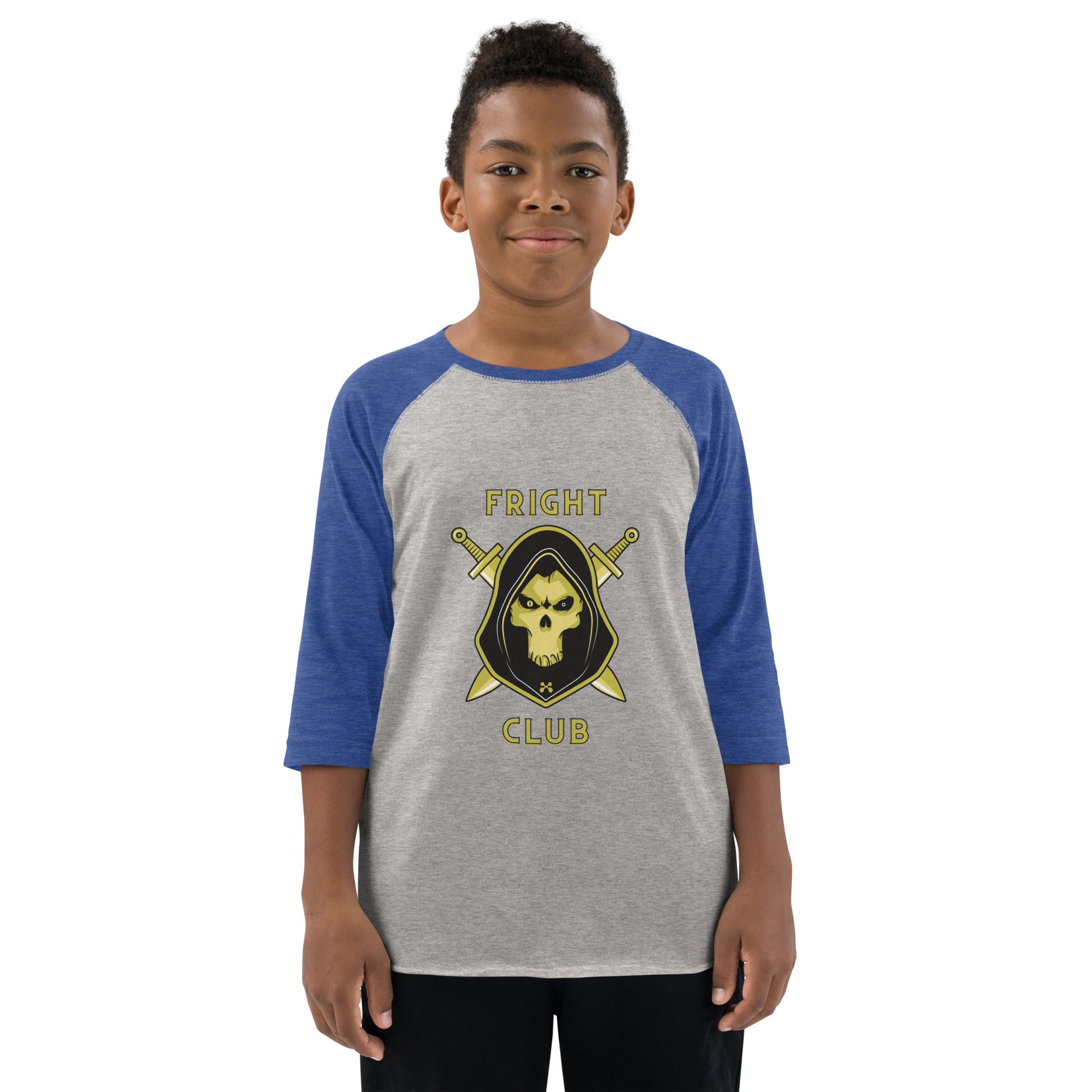 Fright Club Youth baseball shirt - A. Mandaline Art