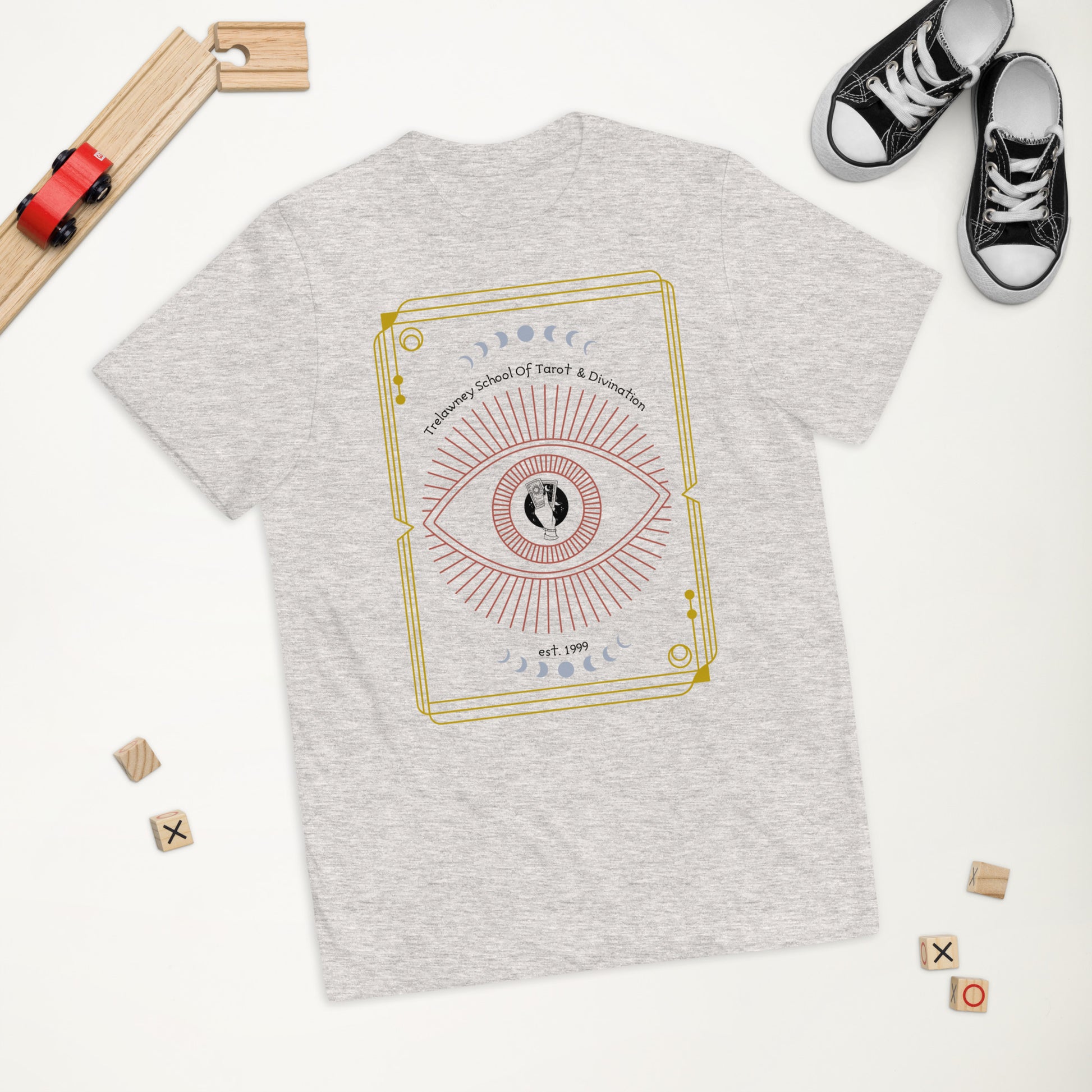Trelawney School of Tarot and Divination Youth jersey t-shirt - A. Mandaline Art